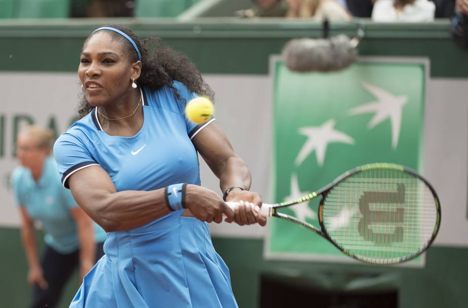 Serena Williams (Stati Uniti) contro Teliana Pereira (Brasile) (Lapresse)